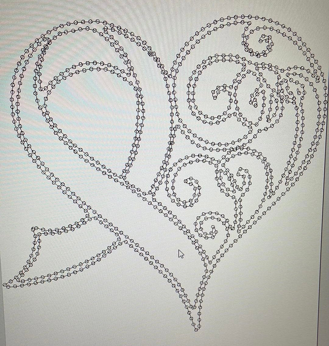 Stroke Awareness ribbon scored for shipping